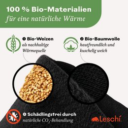 Bio-Körnerkissen für die Mikrowelle, Wärmekissen für Schulter & Nacken, Katze Minina