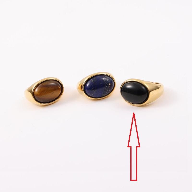 Zilli - Gemstone Signet Ring Lapis Lazuli