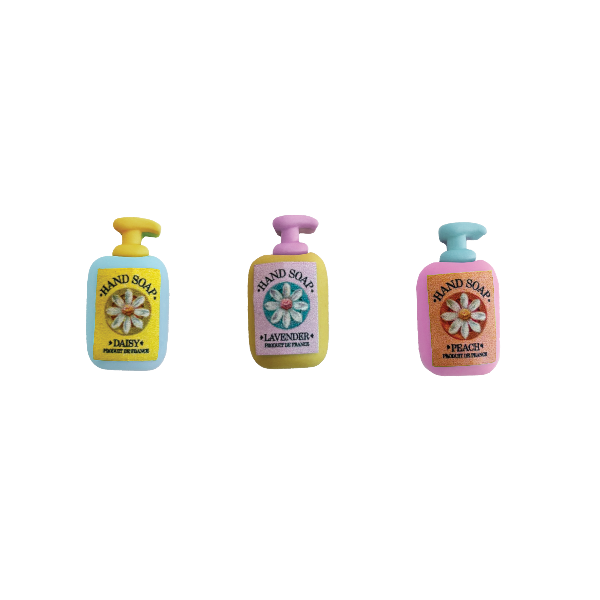 Minis - Botellas de jabón (3 piezas) - escala 1:12 - Sam & Julia - The Mouse House