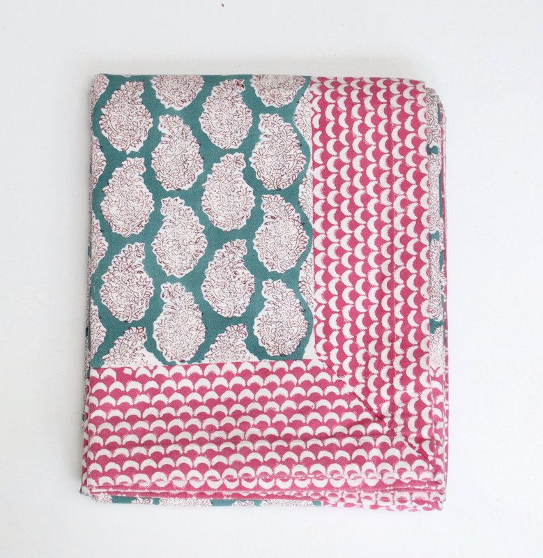 Mantel shanti azul - tablecover 160 x 270 cm