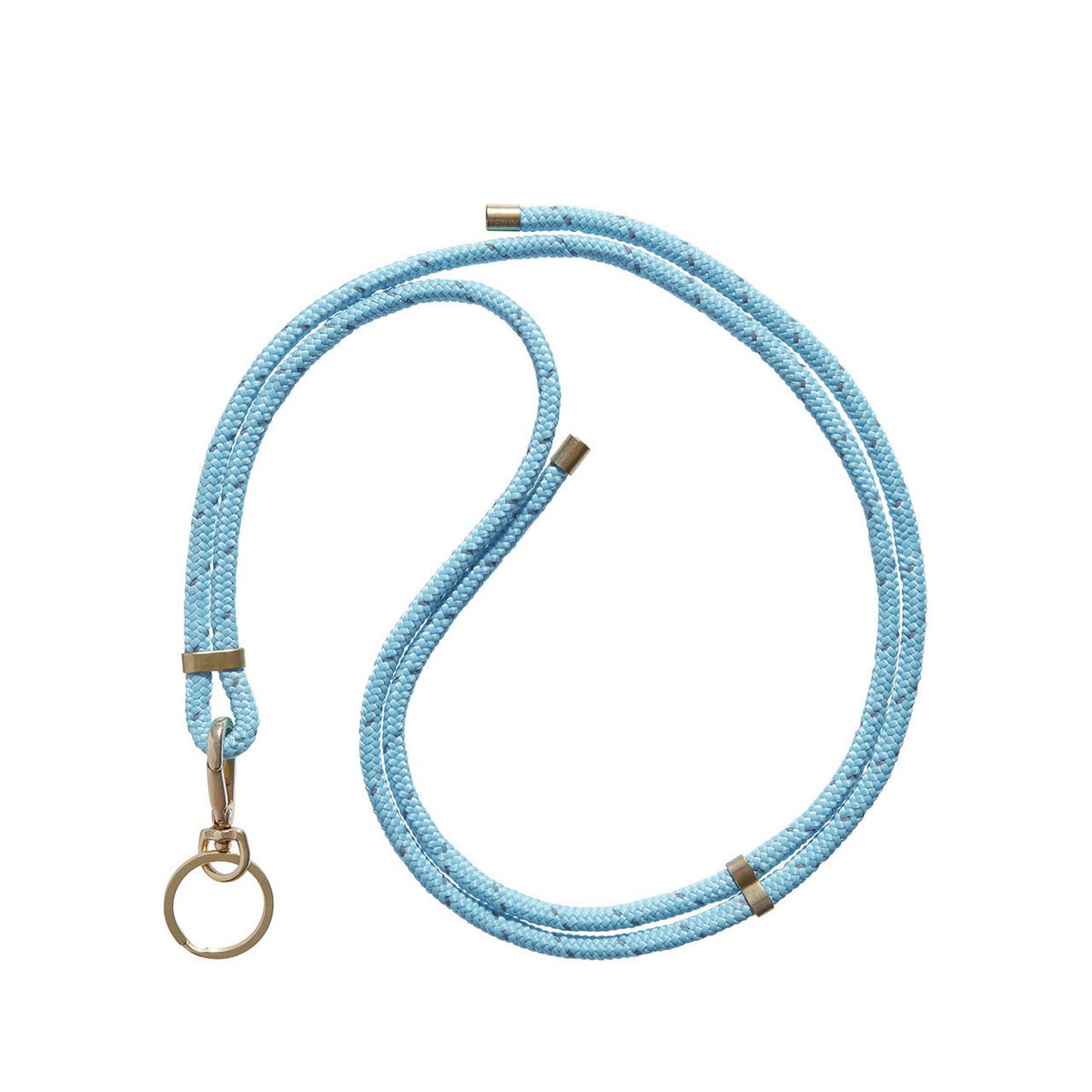 LANYARD SLEUTELHOUDER (TURKOOIS REFLECT)