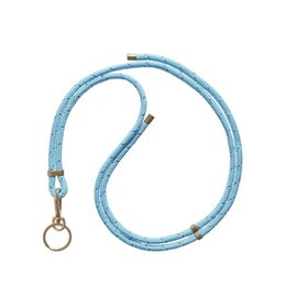 LANYARD NØGLEHOLDER (TURKIS REFLECT)