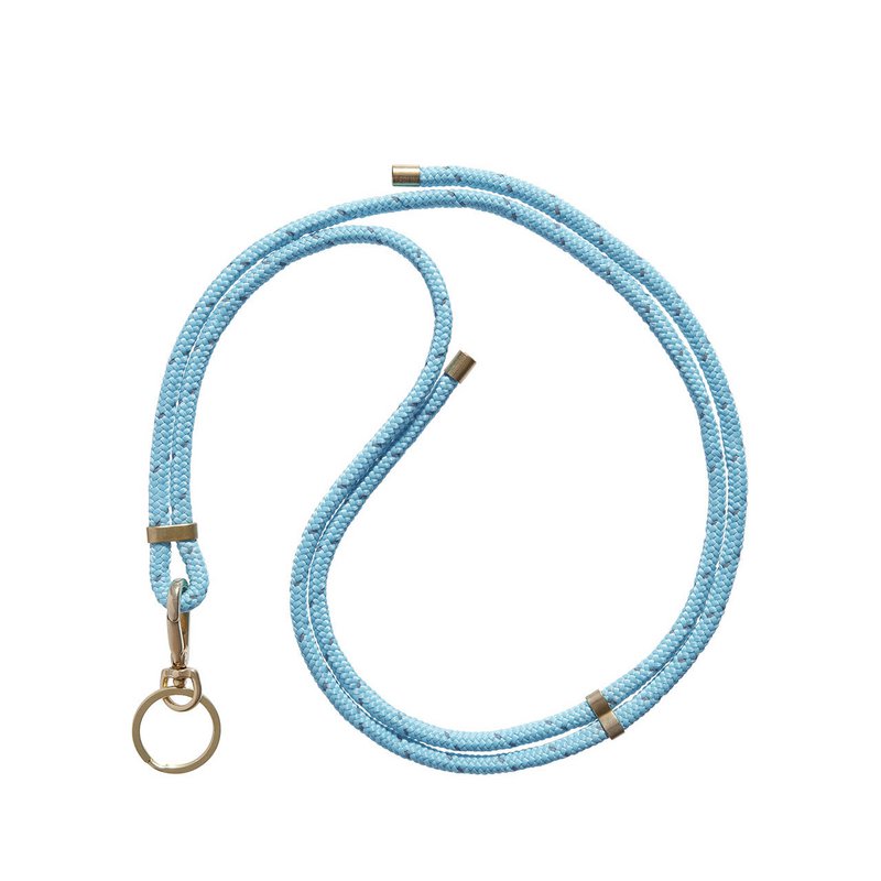 LANYARD NØGLEHOLDER (TURKIS REFLECT)