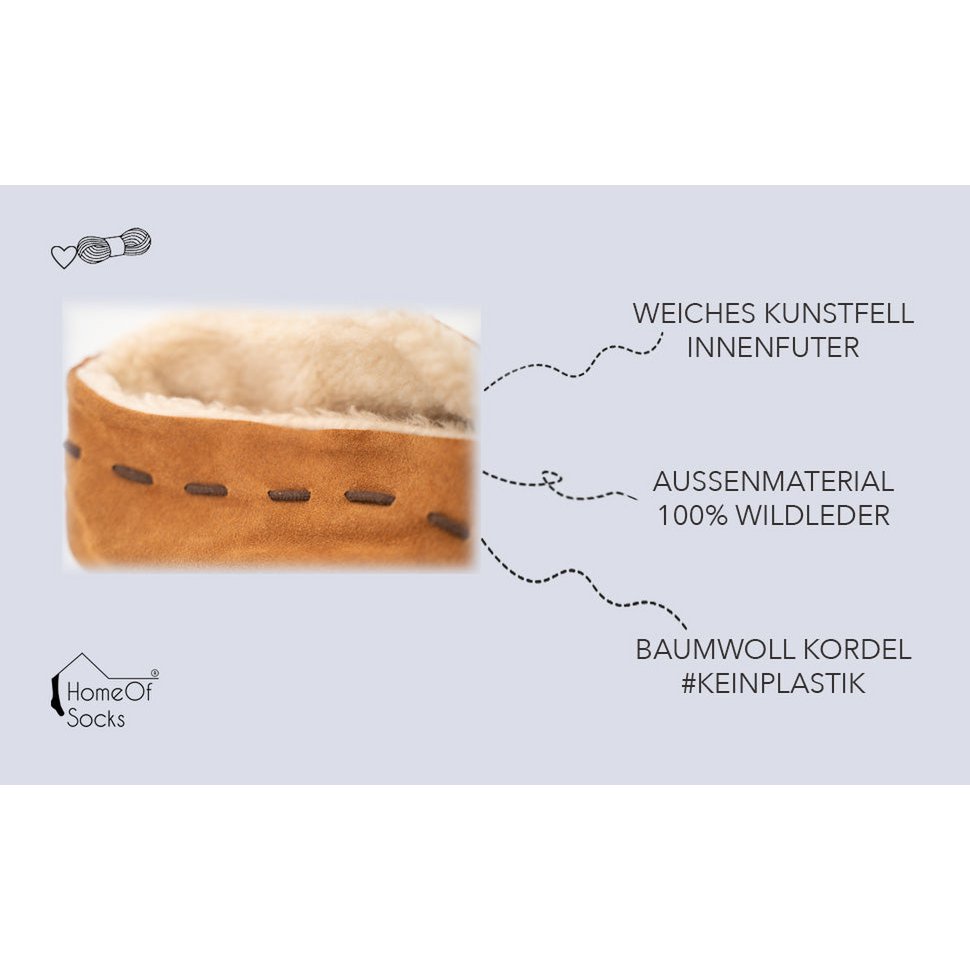 Syned leather with teddy fur