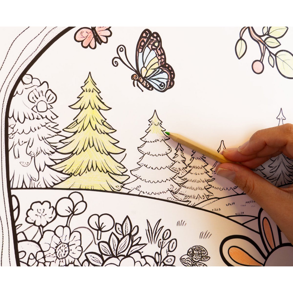 Paintable self-adhesive poster - Princess