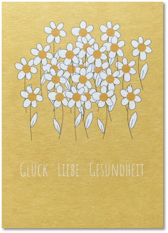 gele zee van bloemen