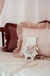Nursery muslin canopy with ruffle "Vintage style"