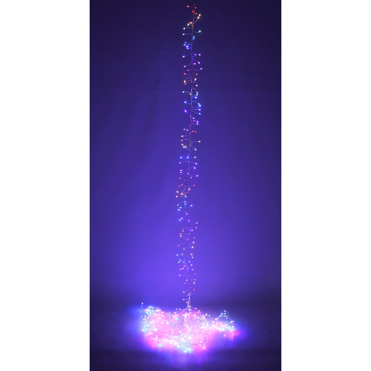 LED Drahtcl. 720 Lichter rot/grün/blau/pink 9mVE:2