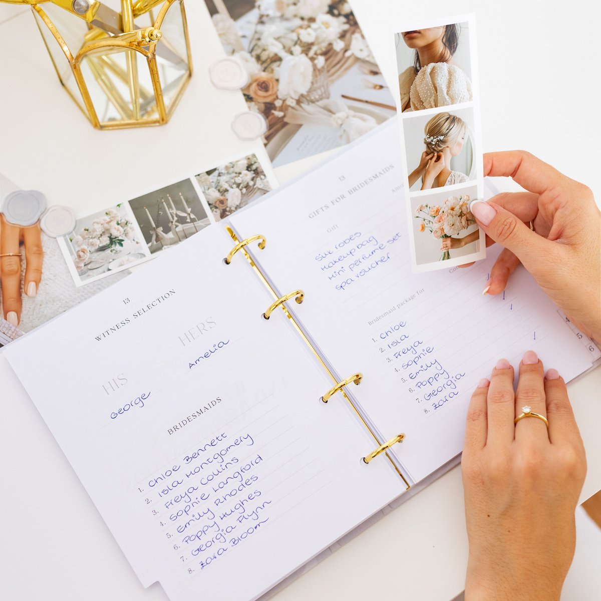 Wedding Planner White Peony