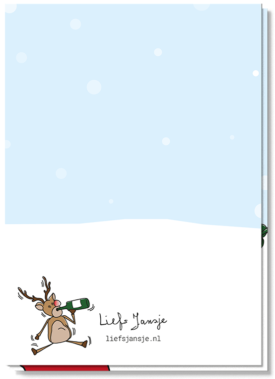 Cartes de Noël folles | nez rouge