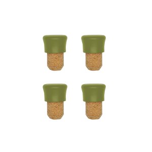 4er Set Fackelmann Korkstopfen Range Zero