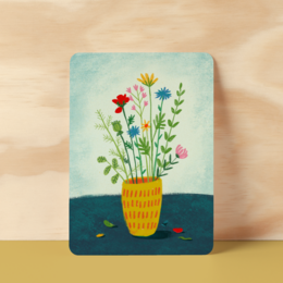 Postcard |  Field flowers