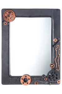 Metal mirror "Ruby"