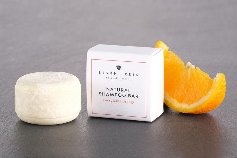 ENERGIZING ORANGE - Solid hårshampoo med hampeolie og æterisk appelsinolie