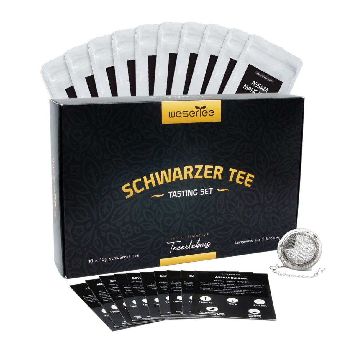 T-proefset - Schwarzer Tee