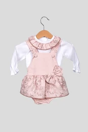 Baby Girl Printed Blouse + Romper AG184