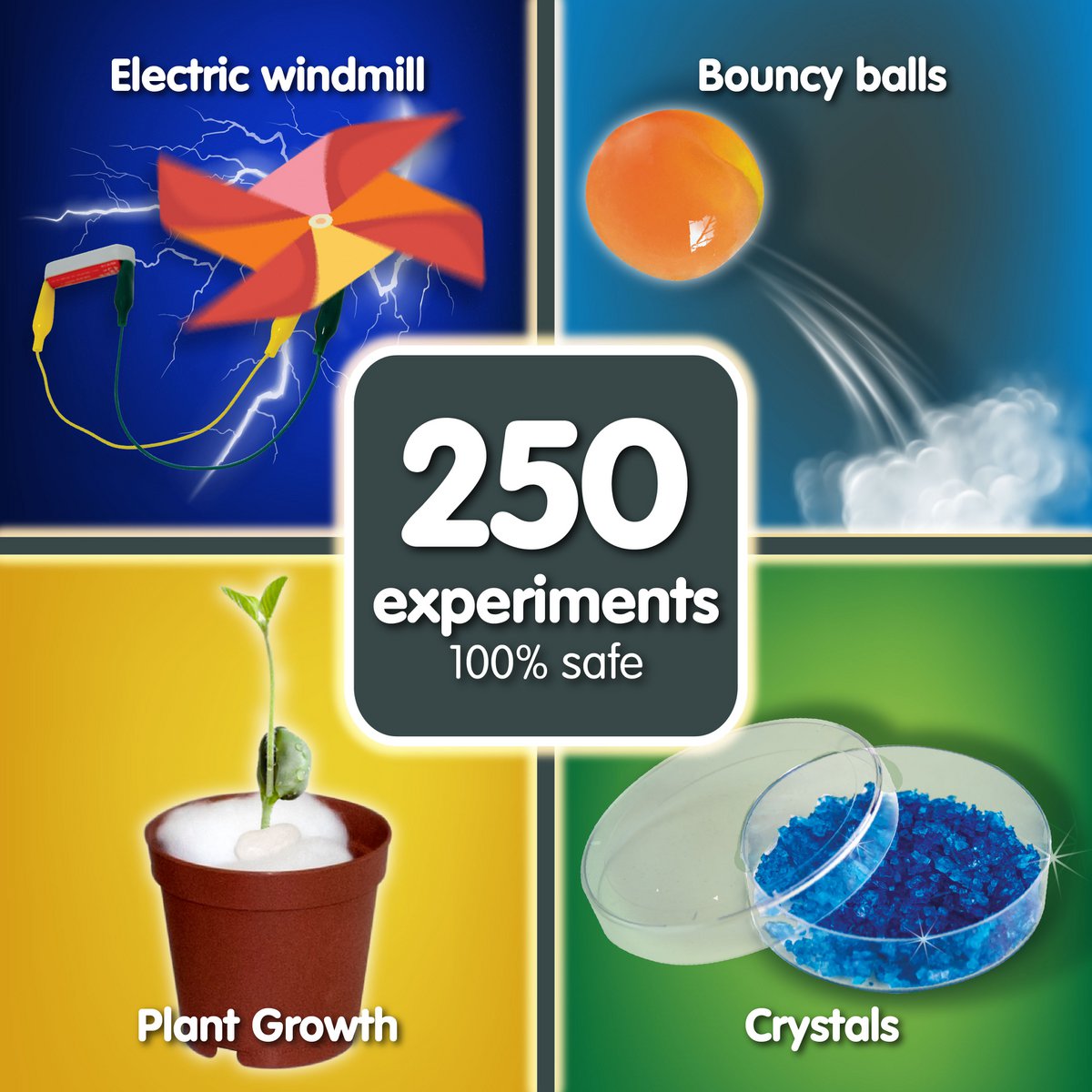 Science Kit 250 Experimenten (6 talen)