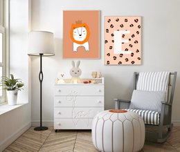 poster leone baby room