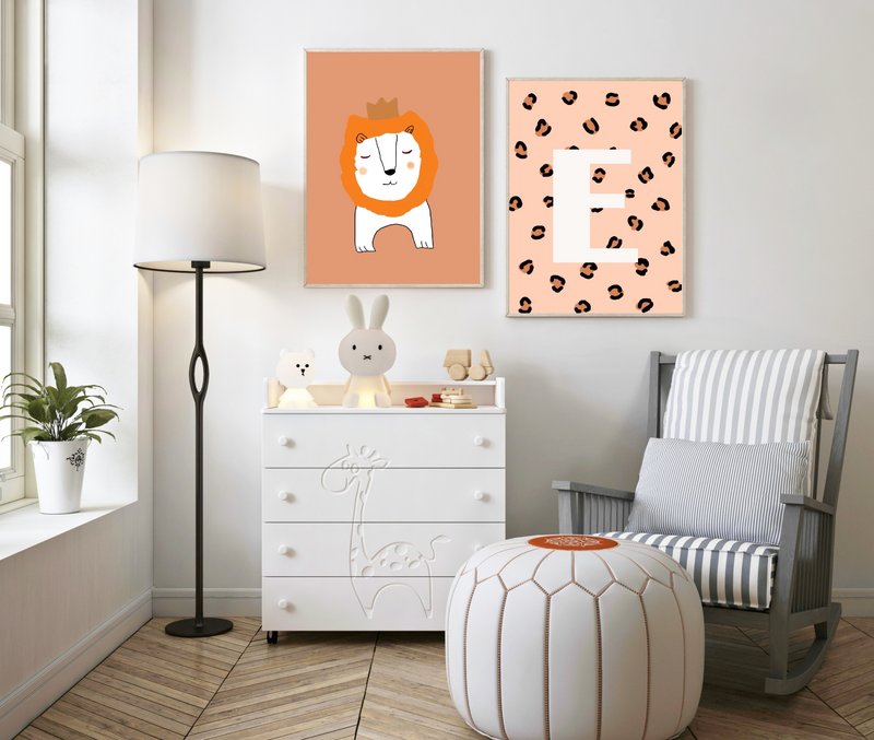 poster leone baby room