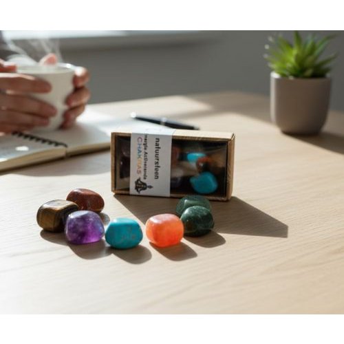 7 cuddly stones in a luxury box