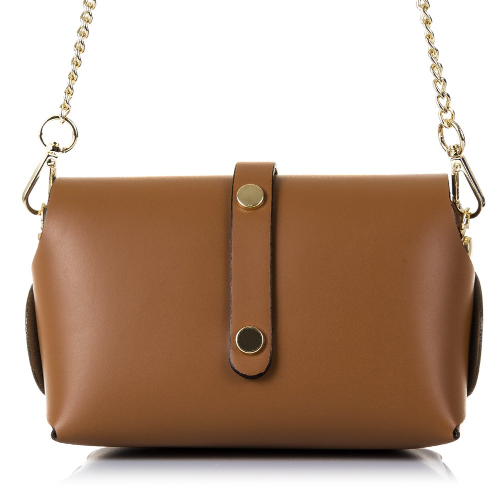 Florence Artegiani. Sac à bandoulière Aurora pour femme en cuir véritable Ruga