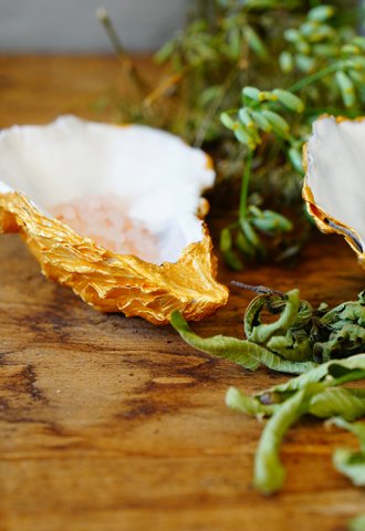 Oester goudkleurig
