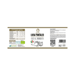 Luisa Pantaleo Organic Arrabbiata Sauce, made in Italy