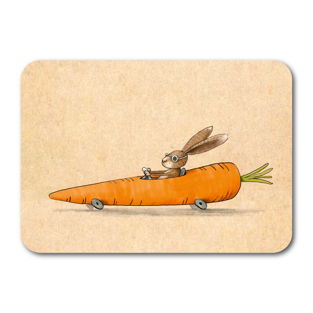 Natural paper postcard 7255