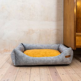 Cuccia per cani e gatti SoftColor - grigio chiaro/multicolore