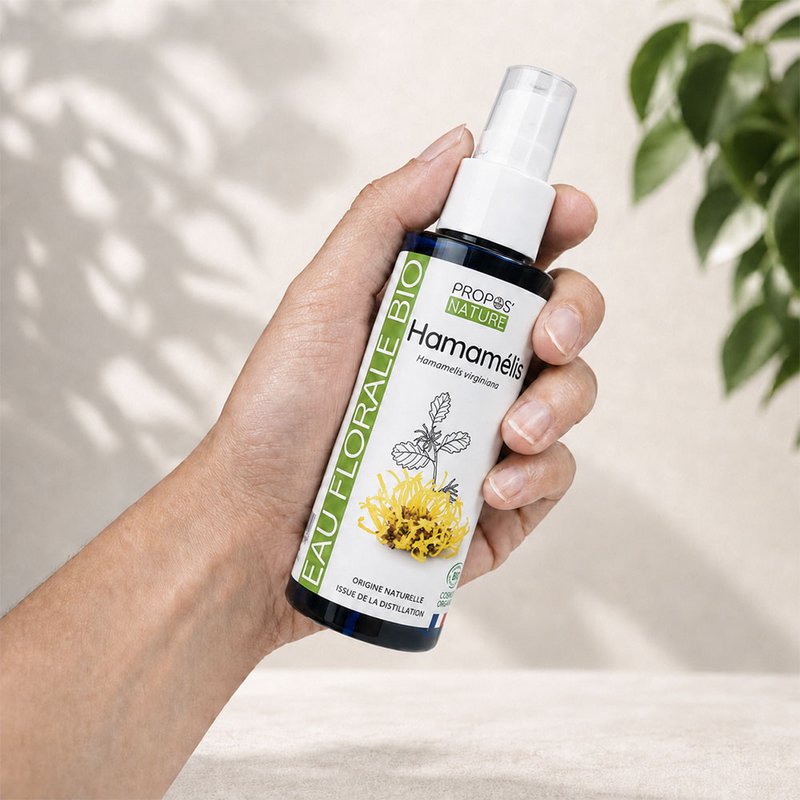 BIOLOGISCHE HAMAMELISHYDROLAAT - BLOEMENWATER - 100ML