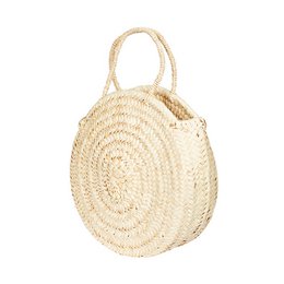 RAFFIA-TASCHE | Runde Tasche