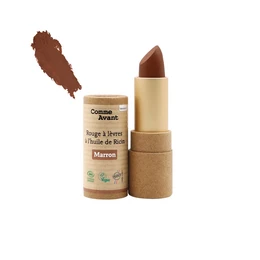 Organic lipstick with castor oil