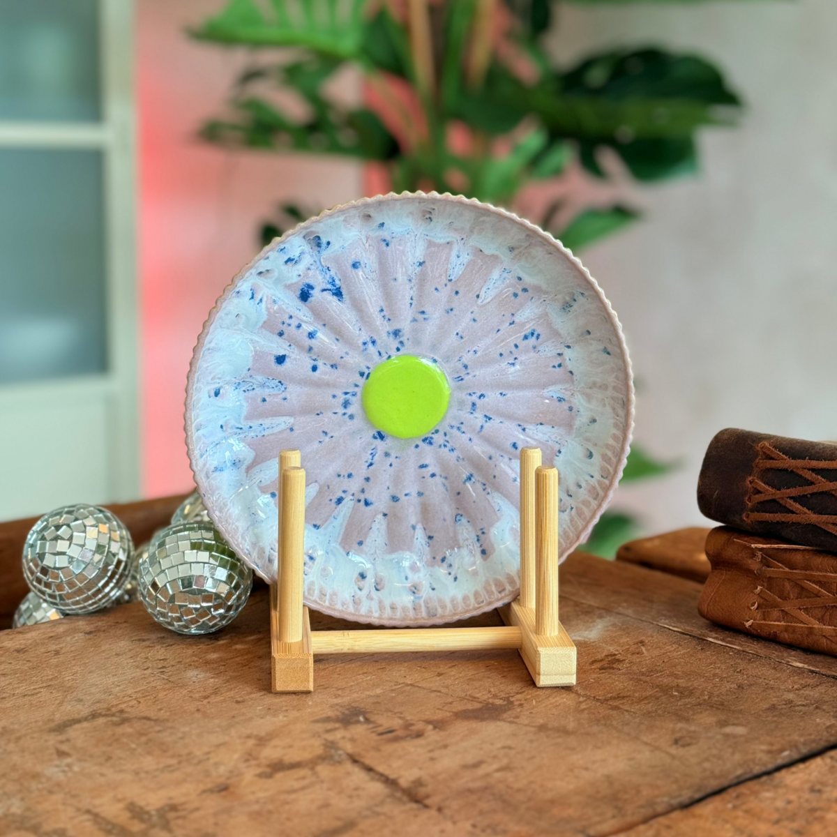 Bloom Plate - Lime Blush