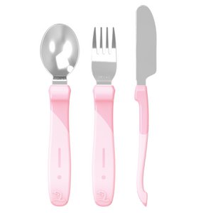 Cutlery 12m+ pastel pink