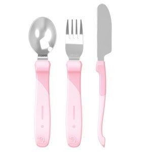 Cutlery 12m+ pastel pink