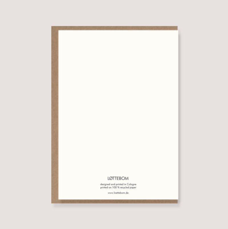 Carte pliante avec enveloppe - "Arbre avec boules - Joyeux Noël"