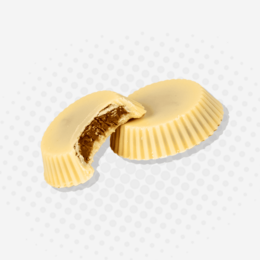 Eiwitarme koffie, witte chocoladebeker