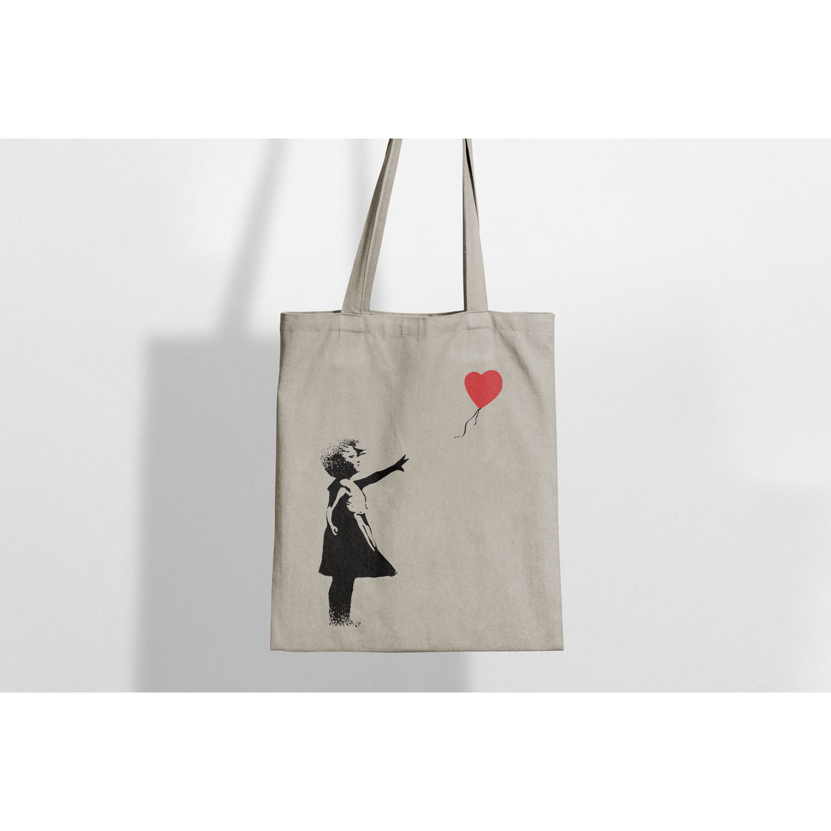 Banksy's Graffiti Tote Bag/Street Bag - Ballonmeisje
