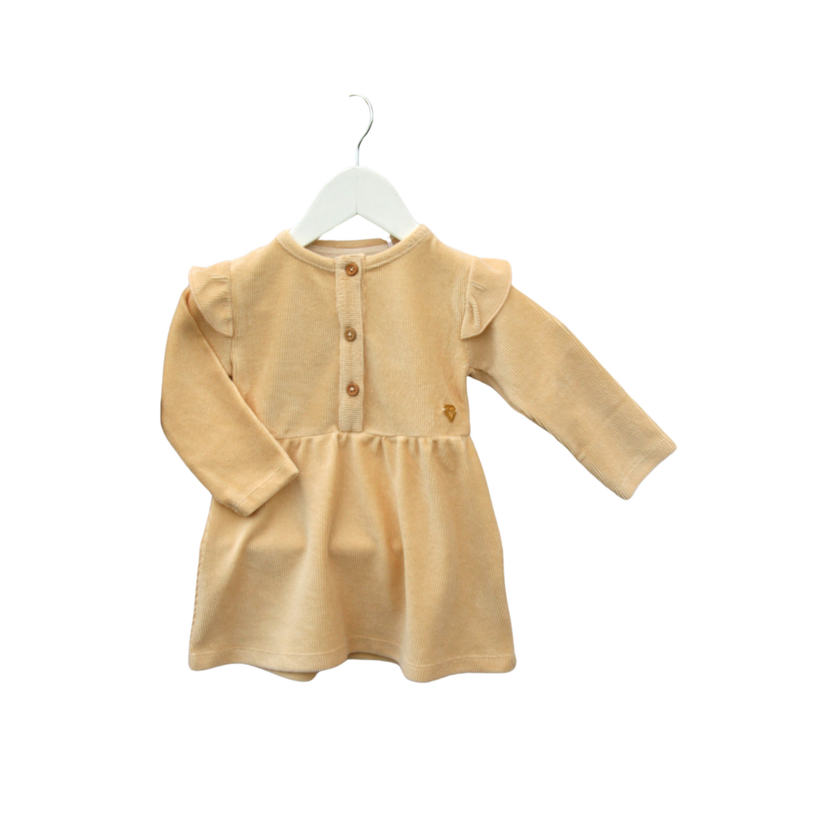 Little Chiq Baby dress ribbed fabric