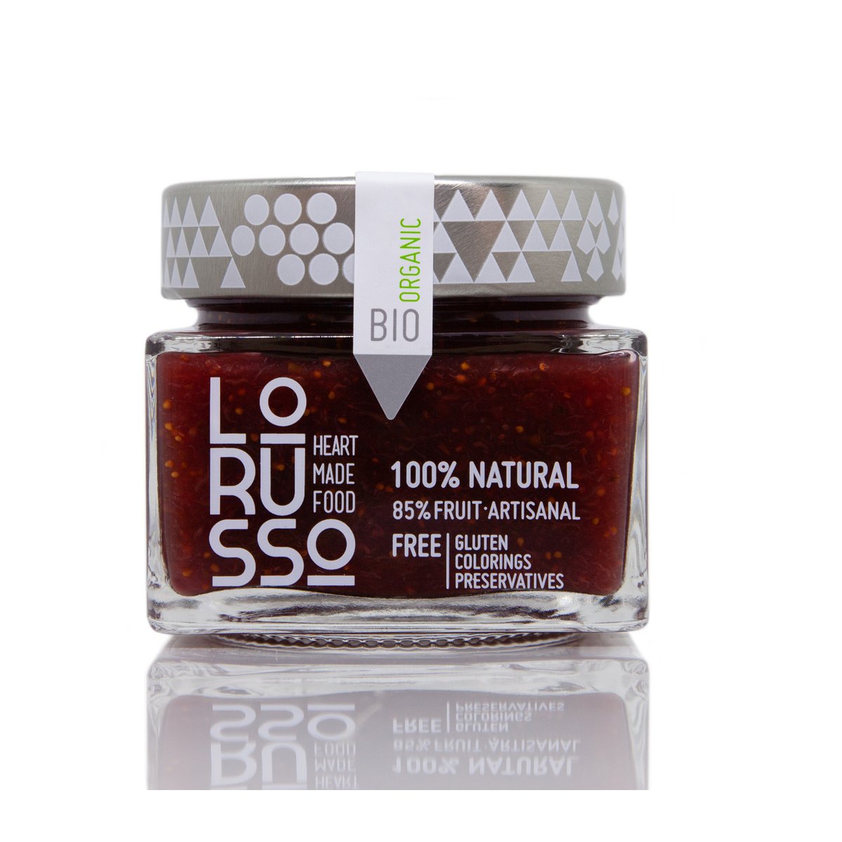 Organic gourmet fig jam with 85% fruit - 305g