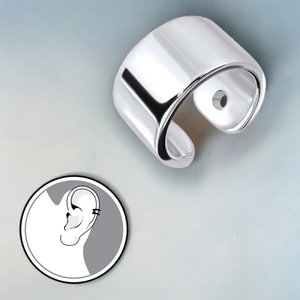 Minimalistische oormanchet gemaakt van 925 sterling zilver – OHR925-156