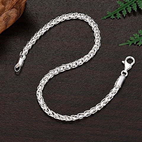 Byzantinisches Kettenarmband aus Sterlingsilber