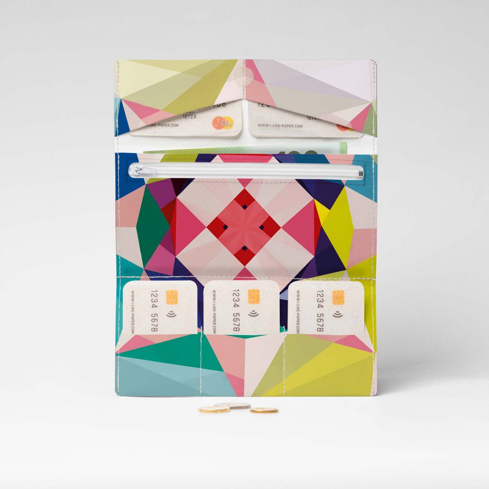 GEOMETRICAL3 Tyvek® Cardboard Wallet XL / Clutch Wallet
