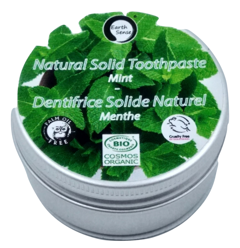 Dentifricio solido certificato organico naturale - uso quotidiano