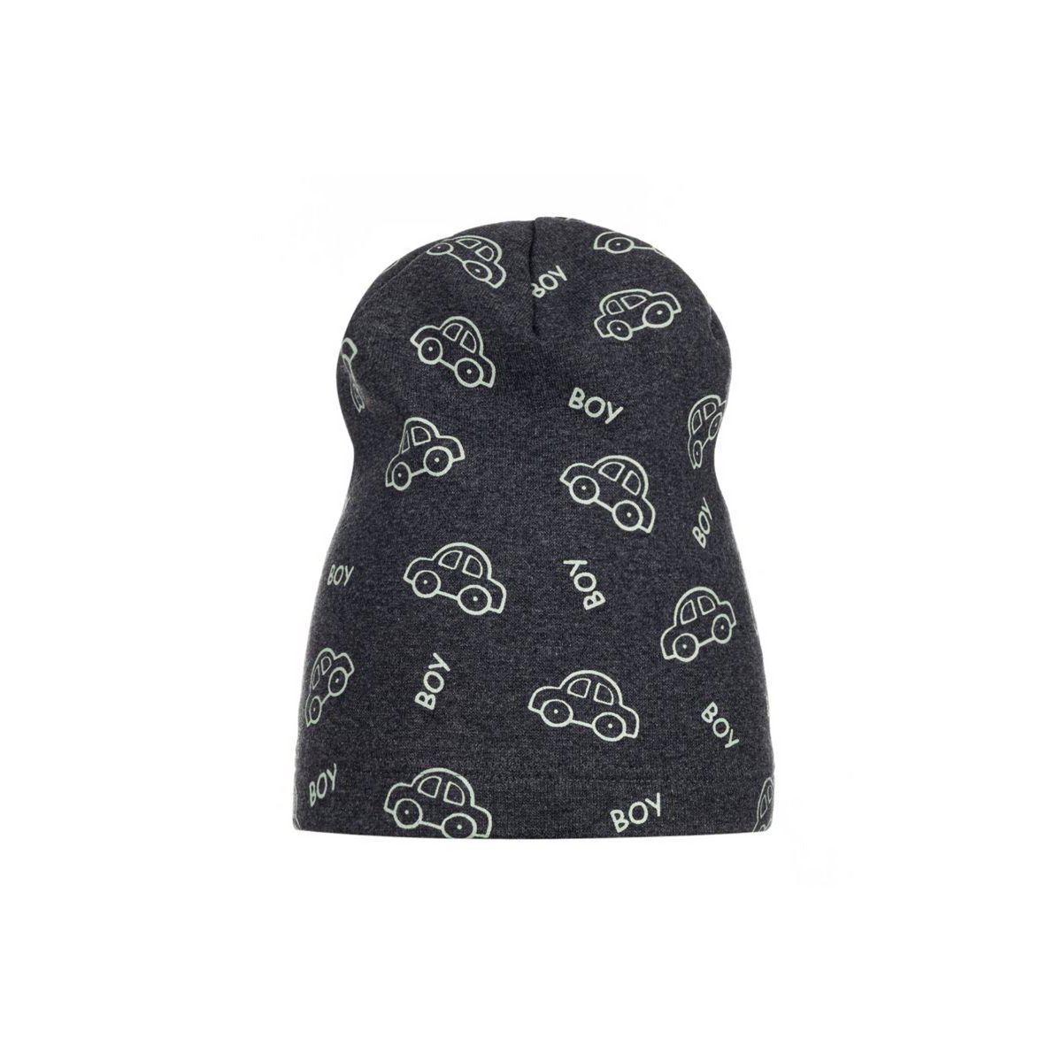 Czapka chłopięca beanie BENJAMIN DARK GREY