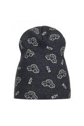 Czapka chłopięca beanie BENJAMIN DARK GREY