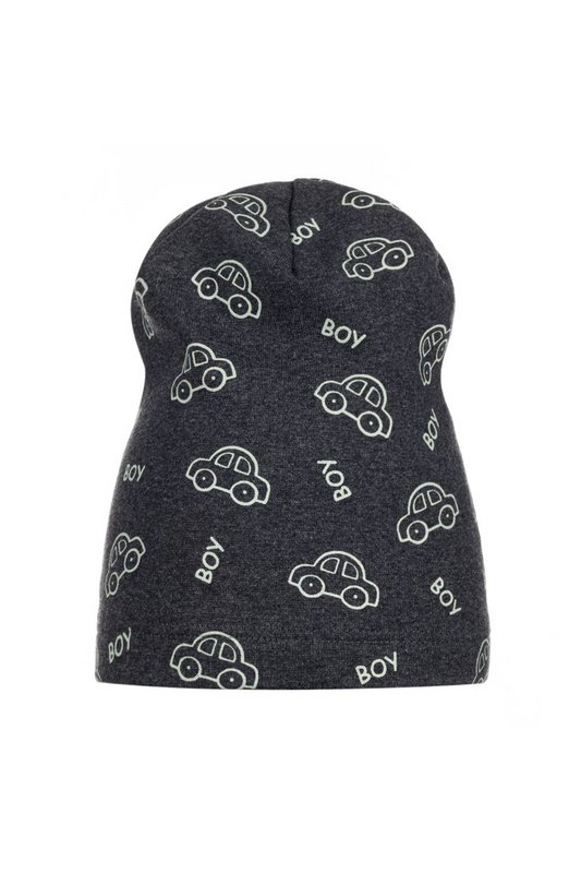 Czapka chłopięca beanie BENJAMIN DARK GREY