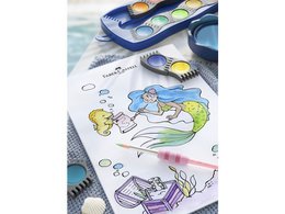 Brush set FC soft touch pastel colors 4 pcs. on bk. 4 pieces dimensions (4,8,10,12)