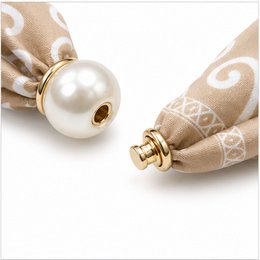 HS Pearl Scarf New Colors - Magnetic Pearl Closure