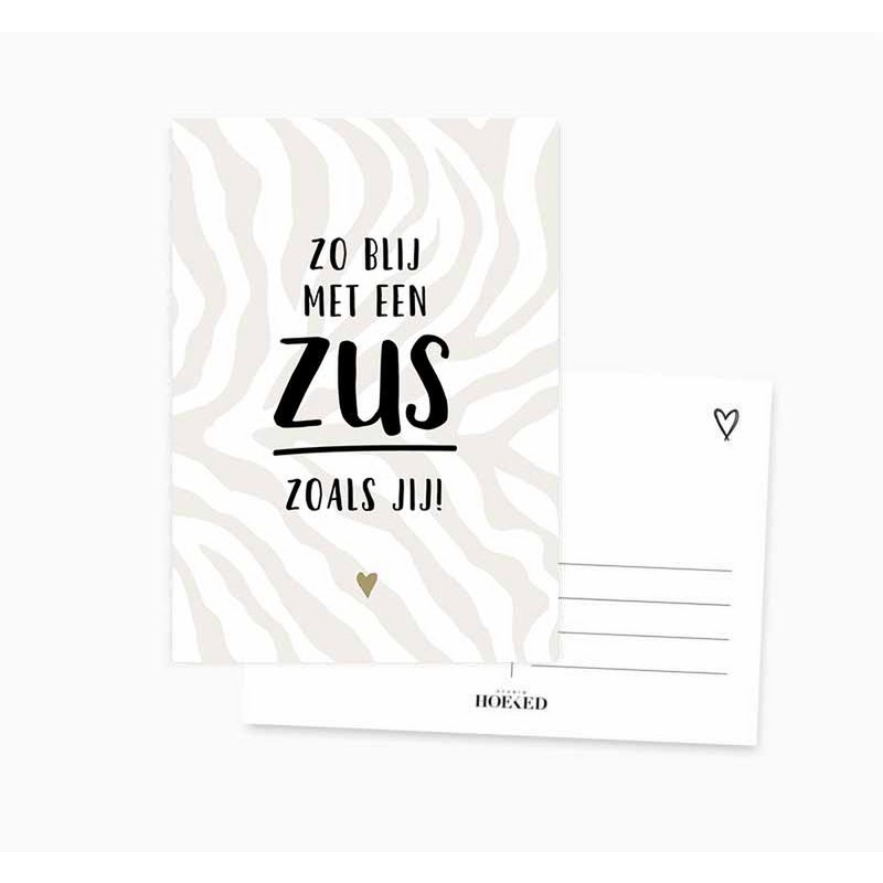 Postkarte || glücklich, eine Schwester wie dich zu haben